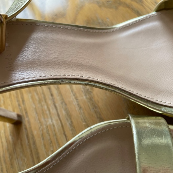 J.Crew Riley Gold Strappy Sandal - Picture 5 of 8